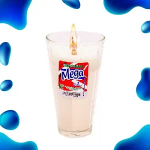Veladora limonero liso Mega